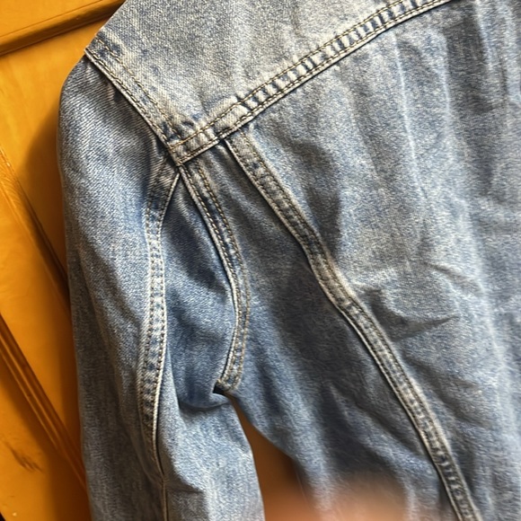 Lucky 🍀 brand Tomboy Trucker denim jacket, size XS, Color: Jacinto River - Picture 13 of 14